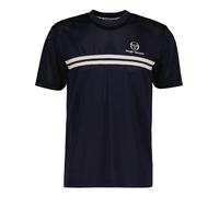 Sergio Tacchini T-Shirt fonctionnel 'Giacomo' marine / blanc, Taille S