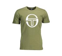 Sergio Tacchini - T-shirt Homme en Coton Vert - Homme - Tops - Vert - Taille: XL