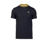 Sergio Tacchini T-Shirt 'RAINER' jaune / or / noir, Taille M