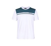 Sergio Tacchini T-Shirt 'Riflesso' émeraude / blanc, Taille XL