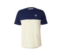 Sergio Tacchini T-Shirt 'SANTOS' crème / bleu marine, Taille M