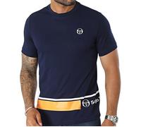 Sergio Tacchini - Tee Shirt abita - marine et orange - S - Marine - Tee-shirts &amp débardeurs Homme M