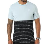 Sergio Tacchini - Tee Shirt ripasso - bleu ciel - S - Bleu - Tee-shirts &amp débardeurs Homme XS
