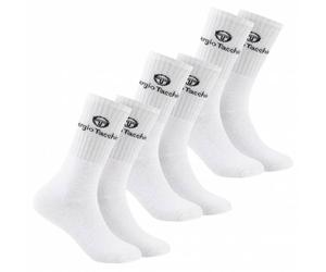 Sergio Tacchini Unisexe Chaussettes de tennis 3 paires blanc 93230832 43-46