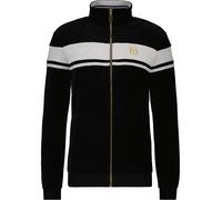 Sergio Tacchini Vestes d’entraînement 'Damarindo' noir / blanc, Taille M