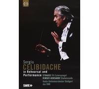 Sergiu Celibidache in rehearsal and performance - Strauss - Rimsky-Korsakov (+booklet) [(+booklet)]