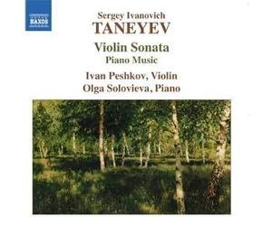 Sergueï Ivanovitch Taneïev Sonate Pour Violon - Musique Pour Piano
