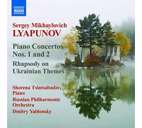 Serguei Lyapunov – Concertos pour piano n°1 et n°2, Rapsodie sur des thèmes ukrainiens – CD – NAXOS