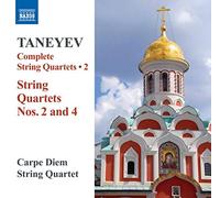 Serguei Taneiev – Intégrale des quatuors à cordes, volume 2 – NAXOS