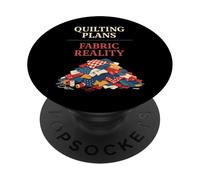 Serial Quilter Sewciopath Funny Quilter Couture Humour Cadeau PopSockets PopGrip Adhésif