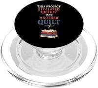 Serial Quilter Sewciopath Funny Quilter Couture Humour Cadeau PopSockets PopGrip pour MagSafe