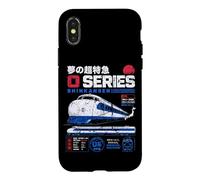 Série 0 Shinkansen Japan Bullet Train Souvenir Hommage Coque pour iPhone X/XS