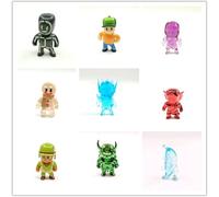 Série 1-2 Original Stumble Game Figurine Miniature 3D Modèle Anime Statue Jouet de Collection Type Multijoueur Cadeaux Surprise Anniversaire Noël jaune clair