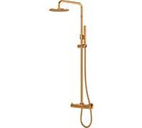 Série 100 Steinberg mitigeur thermostatique en saillie, pluie / douchette à main, or rose