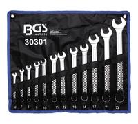 Série 12 Clés Comb. Bouche Polyg. Courbe 10 6-22mm - Code BGS30301 FBGS30301 BGS