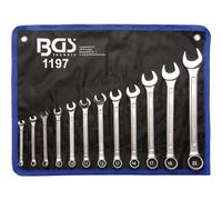 Série 12 Clés Comb. Chrom. Van. 6-22Mm - Code Bgs1197 FBGS1197 BGS Atelier