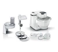 Robot pâtissier Serie 2 - 700 W - 4 vitesses - 3,8 L - 3 disques - hachoir a viande - Blanc