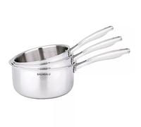 Série 3 Casseroles Inox D16 cm à 20 cm tripli BAUMALU