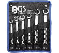 Série 6 Clés Esag.x Raccords Tuyaux Coudés 8-19mm - Code bgs1745 FBGS1745 BGS