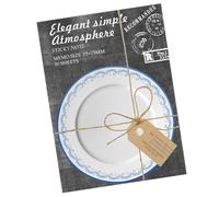 Série Bol Et Plat Note Autocollante Joli Message Autocollant Bloc-Notes Fournitures Scolaires Créatives Pour Les Étudiants Lovely Memos Creative Stickier Bol Et Plat Série Message Autocollant