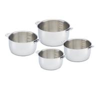 Série casseroles Select D : 14,16,18,20 cm inox - lot de 4
