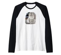 Série Cat Selkirk Rex Cat Fuzzy Cat Manche Raglan