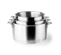 Série de 3 casseroles combi 16-18-20 cm acier inoxydable (inox) 34.00x26.00 cm