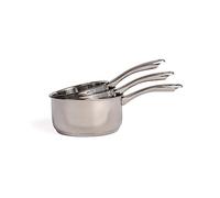 Série De 3 Casseroles Inox 16/18/20cm - MEP135, Gris