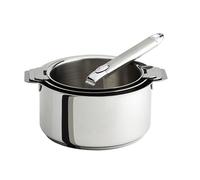 Cristel-S3CZ-Série de 3 casseroles inox 16-18-20cm+ 1 poignée amovible inox ZENITH