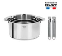 Cristel S4Cqmpz Serie de 4 Cass. Casteline Amovible 14 a 20 Cm + 2 Poignees Zenith