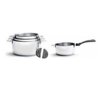 DE BUYER - 3491.04 - Lot 4 casseroles + 1 Queue amovible + 2 Anses - TWISTY - O 14cm + 16cm + 18cm + 20cm