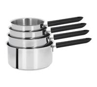 SERIE DE 4 CASSEROLES MUTINE 2 FIXE - POIGNEE BAKELITE NOIRE