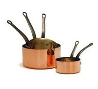 Série de 5 casseroles cuivre étamé 12/20 cm 1mm - Baumalu - - Cuivre Multicolore G