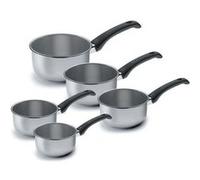 Lacor Batterie de 5 casseroles en inox Estudio – Ø 12 à 20 cm