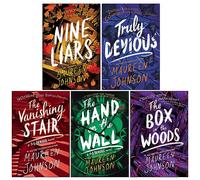 Série de 5 livres Truly Devious de Maureen Johnson (Neuf menteurs, Truly Devious, The Vanishing Stair, The Hand on the Wall, The Box in the Woods)