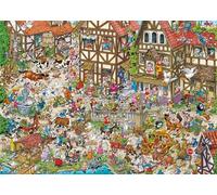Série de BD de Ray : Voyage dans Le Temps n° 2 - Moyen Âge | Puzzle de 2000 pièces pour Adultes et Adolescents | Puzzle Humoristique de la BD de Ray Nicholson | 70 x 10 cm