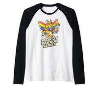 Série de défilés de mascottes Rainbow Lion Pride Wings Manche Raglan