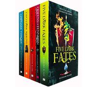 Série de livres Three Dark Crowns, livres 1 à 5, collection de Kendare Blake (One Dark Throne, Two Dark Reigns, Three Dark Crowns, Queens of Fennbirn et Five Dark Fates)