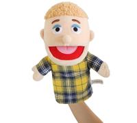 Série de marionnettes familiales - Jouets à main en peluche douce, marionnettes interactives pour rôles familiaux, personnages de jeu d'apprentissage créatif, moments d'histoire imaginatifs avec des m