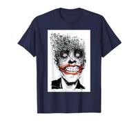 Série de Mashup d'icônes Joker Grin Chaos Batman T-Shirt