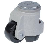 Série de pieds réglables HRIG-POA 63G, roulette pivotante de 63 mm avec trou de