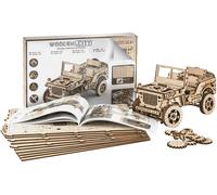 Série De Véhicules - Jeep 4x4 Véhicule Tout Terrain Américain Kit En Bois WR309