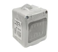 Série étanche - Série étanche modulaire - 041023 BOÎTE DE SURFACE AVEC COUVERCLE 2 MODULES