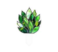 Série Fleurs et animaux 2D en acrylique pour pots de fleurs d'extérieur Décoration Rnj499 (D, 7 x 10 x 1 cm)