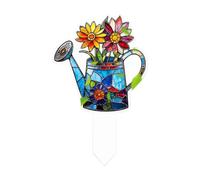 Série Fleurs et animaux 2D en acrylique pour pots de fleurs d'extérieur Décoration Rnj501 (H, 7 x 10 x 1 cm)