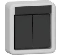 Série Gira IP44 Interrupteur À Bascule Gris - 310535
