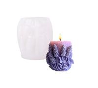 Série lavande - Moules parfumés en silicone - Plâtre en résine époxy - Plâtre coulé - Savon - Artisanat - Moulage à ressort