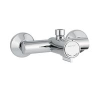 Série MINIMAL mitigeur mural de douche temporisé avec commande par bouton poussoir - Idral