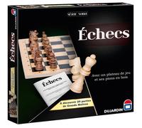 SERIE NOIRE ECHECS PLATEAU - Jeu de plateau - DUJARDIN - Affrontez-vous sur l'échiquier dans ce jeu de stratégie intemporel !