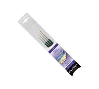 Da Vinci Ensemble de pinceaux synthétiques Série 5235 – Poils violet/vert/noir/blanc – 30x30x30 cm